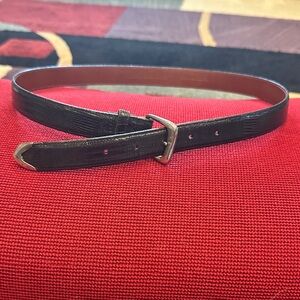 Polo by Ralph Lauren Black Leather Belt